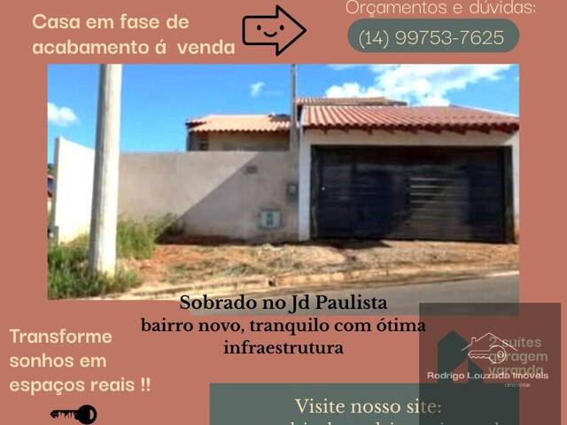 #48 - Casa para Venda em Piraju - SP - 2